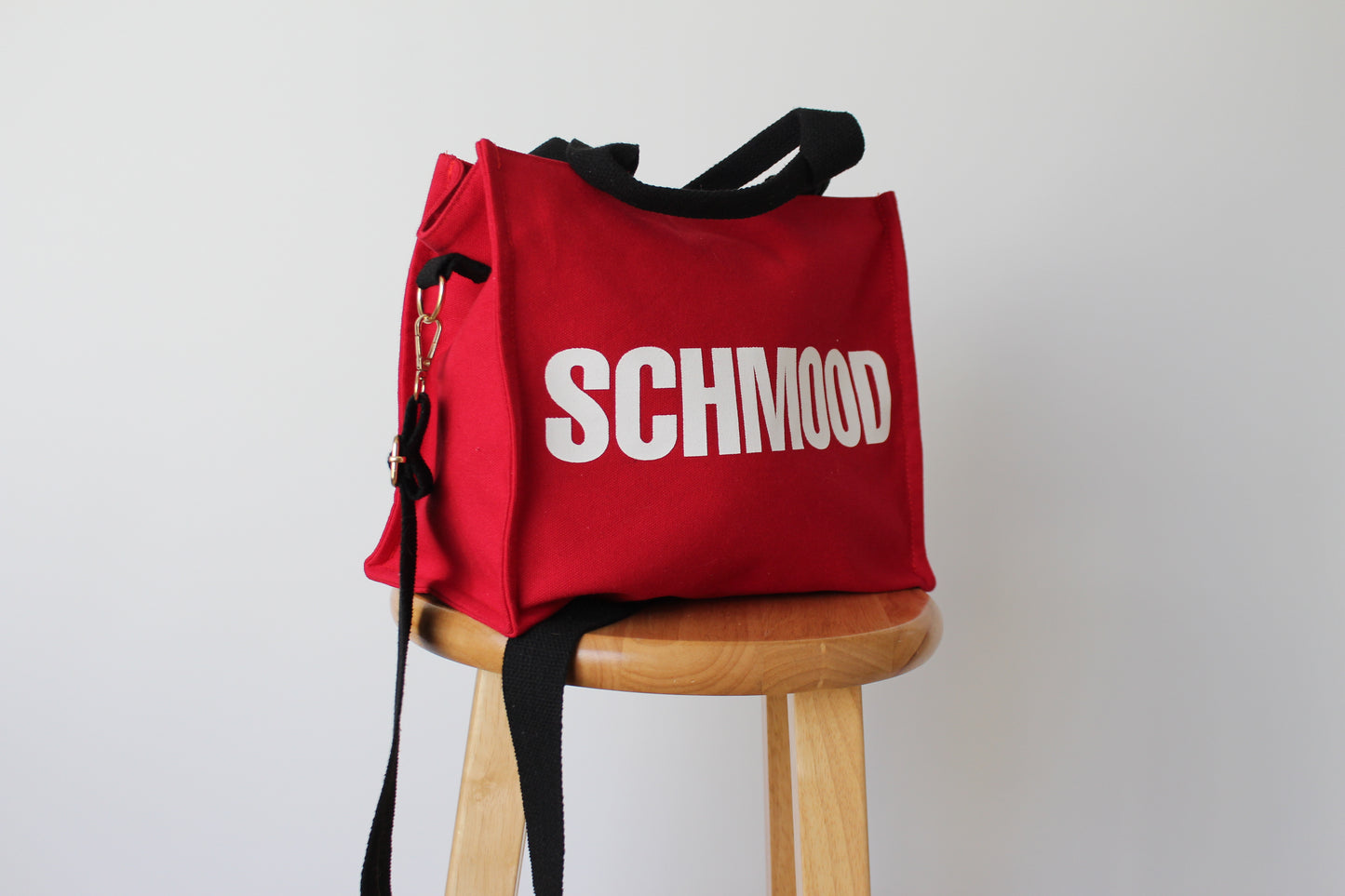 Maverick Crossbody Tote Bag - Red/White/Black