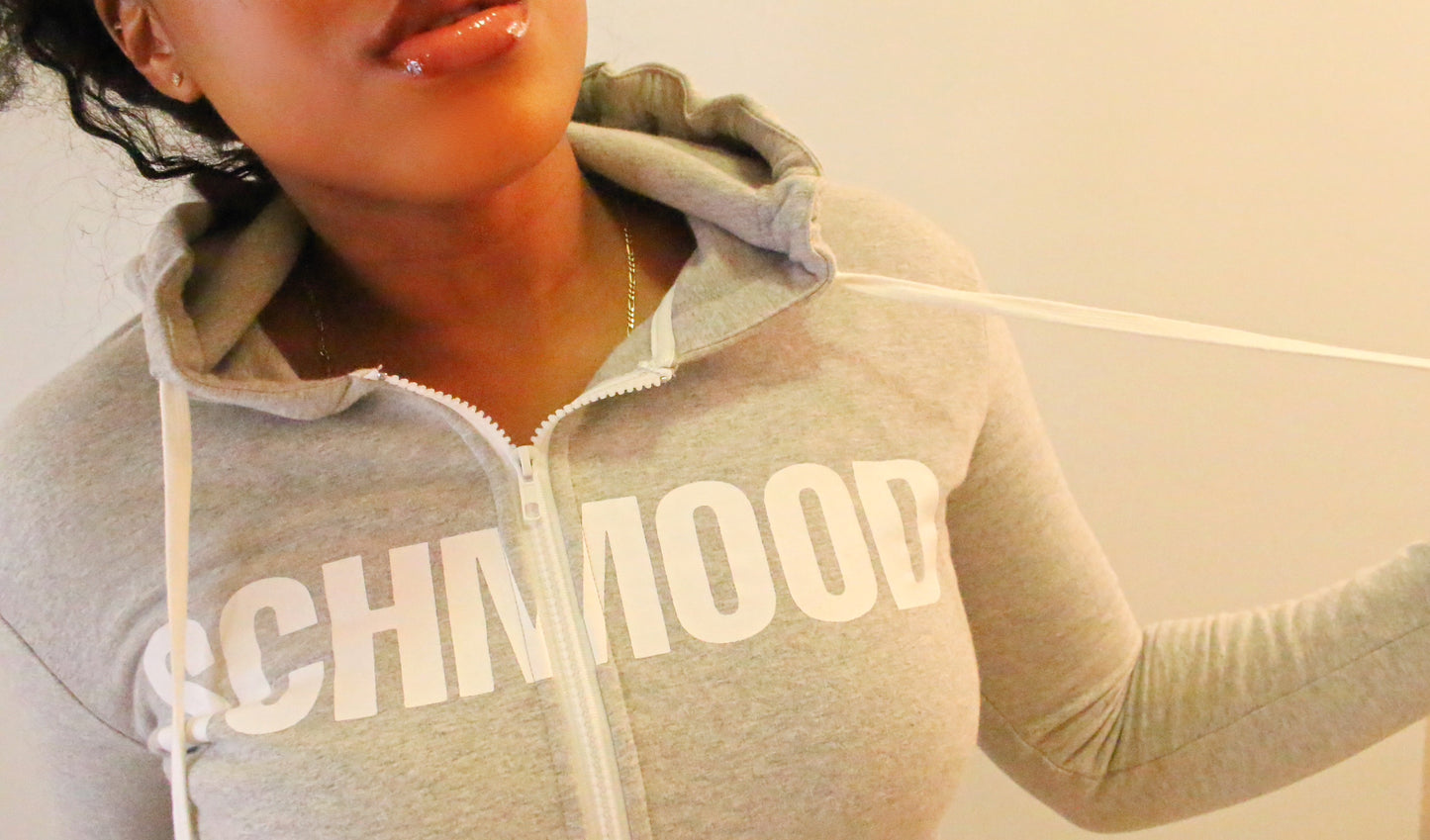 Stamped Hoodie - Grey/Dove