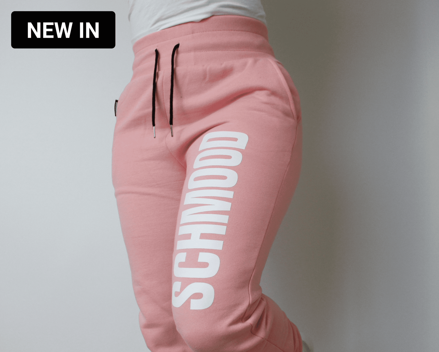 SCHMOOD Xxtra-Cozy Joggers Pink/White/Black