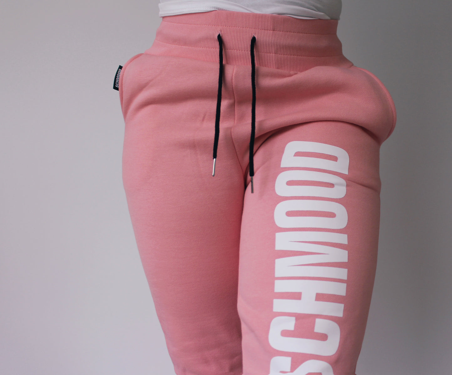 SCHMOOD Xxtra-Cozy Joggers Pink/White/Black