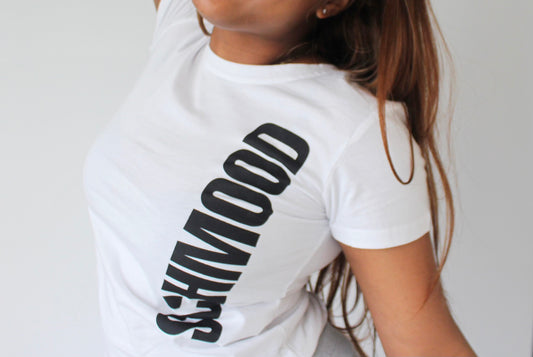 SCHMOOD Staple Tee - White/Black