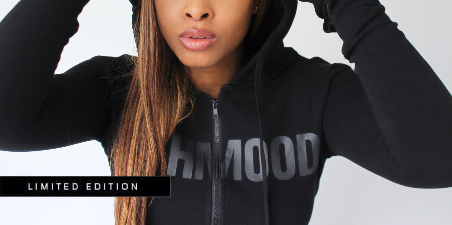 Stamped Hoodie - Black/Raven